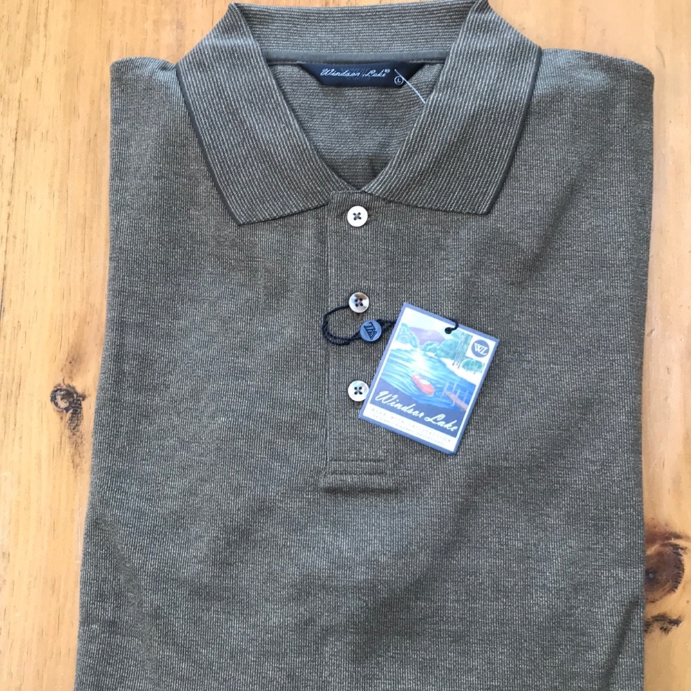 🆕 Windsor Lake Short Sleeve Polo | L